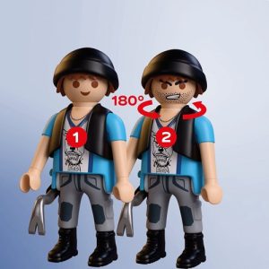 Playmobil – Achtervolging met motorfiets
