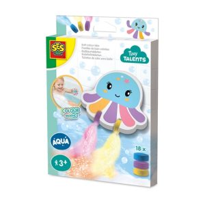 SES Creative – Badkleurtabletten 18st – Kleuren mengen Inktvis