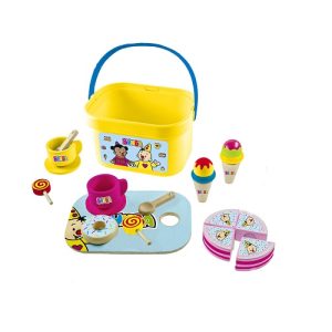 bumba houten theeset