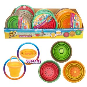 PLAY OUT Opvouwbare strandemmer – Fruit 19,5cm 3ass