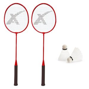 ADRENIX Badmintonset +2 shuttles in reistas 2ass