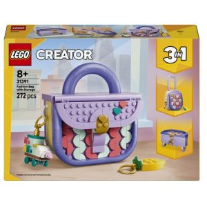LEGO Creator 3in1 – Stijlvolle Tas met Opbergruimte, Koffer en Opbergdoosje