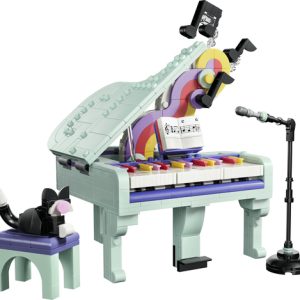LEGO Creator 3in1 – Piano met Kat en Radio en Platenspeler Speelgoed voor K