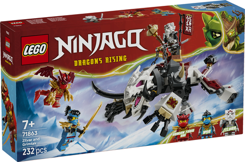 LEGO Ninjago Zilvar en Grimtak het Drakenbeest 71863 - Afbeelding 6