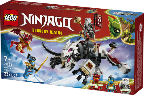 LEGO Ninjago Zilvar en Grimtak het Drakenbeest 71863 - Afbeelding 7