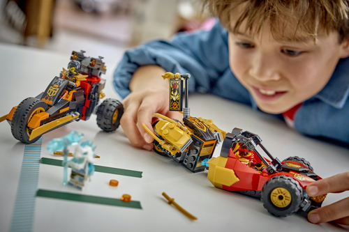 LEGO NINJAGO - Kai en Cole's Combivoertuigen 71864 - Afbeelding 4