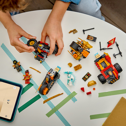 LEGO NINJAGO - Kai en Cole's Combivoertuigen 71864 - Afbeelding 5