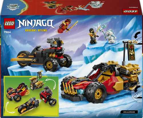 LEGO NINJAGO - Kai en Cole's Combivoertuigen 71864 - Afbeelding 6