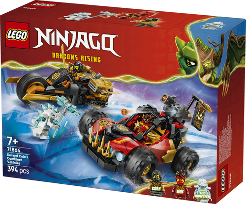 LEGO NINJAGO - Kai en Cole's Combivoertuigen 71864 - Afbeelding 8