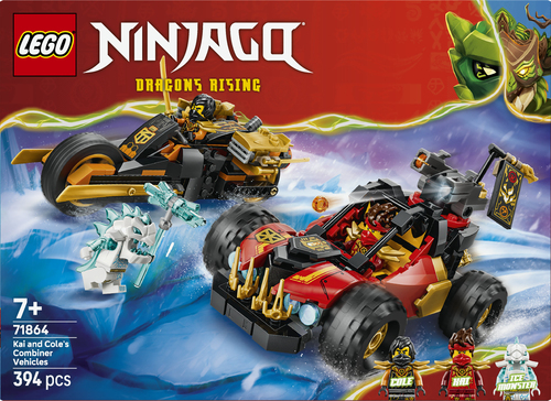 LEGO NINJAGO - Kai en Cole's Combivoertuigen 71864 - Afbeelding 9