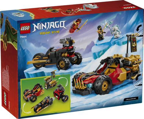 LEGO NINJAGO - Kai en Cole's Combivoertuigen 71864 - Afbeelding 10