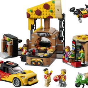 LEGO City – Pizzacentrale met Voertuigen Pizza 60496