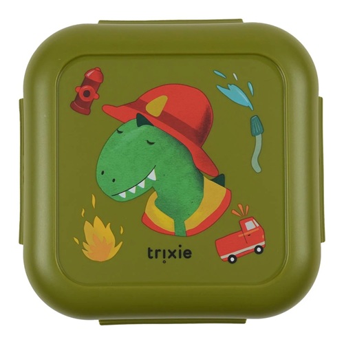 Trixie - Snack Box met clips - Fireman Mr. Dino
