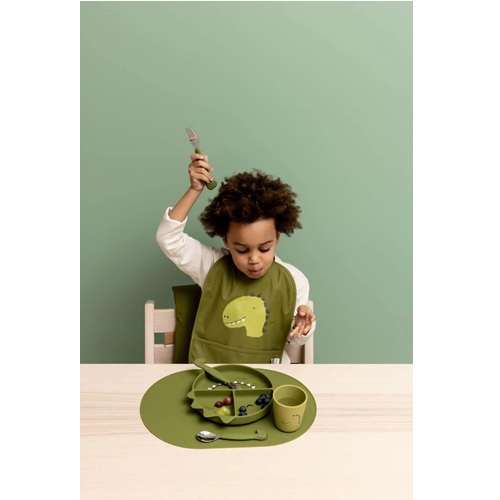 Trixie - Siliconen eetset 3stuks - Mr. Dino - Afbeelding 2