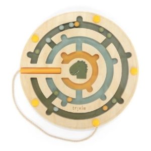 Trixie – Houten rond magnetisch doolhof – Mr. Dino