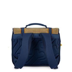 Stones and Bones – Boekentas – Cassis – CORDUROY – khaki + honey