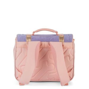 Stones and Bones – Boekentas – Cassis – CORDUROY – lavender + aqua