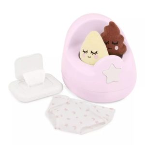 LullaBaby – Dolly Potty set roze