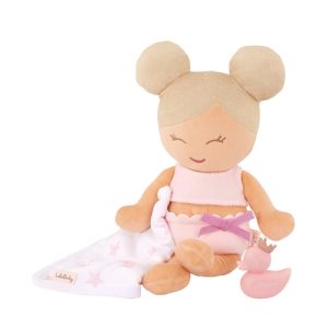 LullaBaby – Plush badpop meisje (blond haar) & Accesoire
