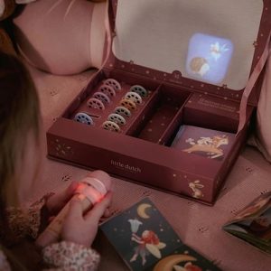 Little Dutch – Verhalen projector zaklamp ( roze)