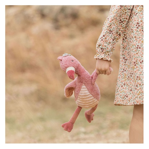 Little Dutch - Knuffel Flamingo 17cm - Safari Friends - Afbeelding 3
