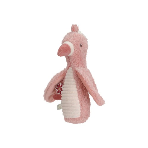 Little Dutch - Knijpspeeltje met rammel Flamingo - Safari Friends