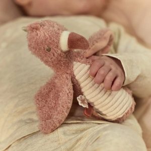 Little Dutch – Knijpspeeltje met rammel Flamingo – Safari Friends