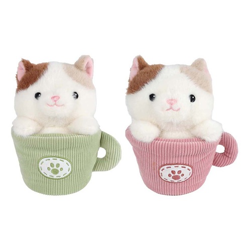 Take me Home - Poes in mok pluche 2ass 18cm