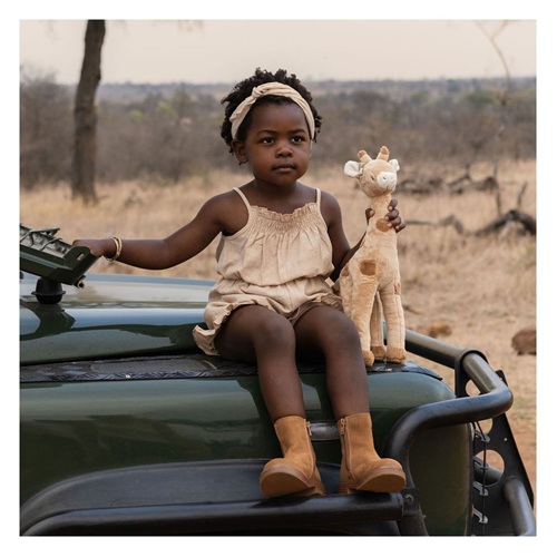 Little Dutch - Knuffel Giraf Safari friends - Afbeelding 2