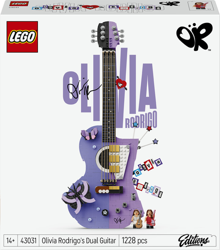 LEGO Editions - Olivia Rodrigo's dubbele gitaar