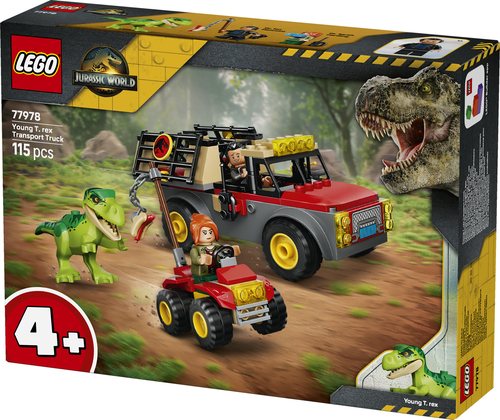 LEGO Jurassic World - Jonge T.Rex transporttruck - Afbeelding 8