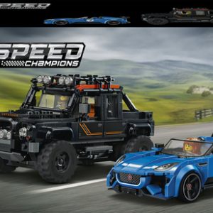 LEGO Speed Champions – Jaguar F-Type Project 7 & Land Rover Defender Classi