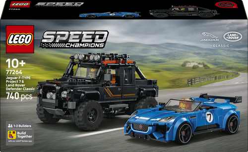 LEGO Speed Champions - Jaguar F-Type Project 7 & Land Rover Defender Classi