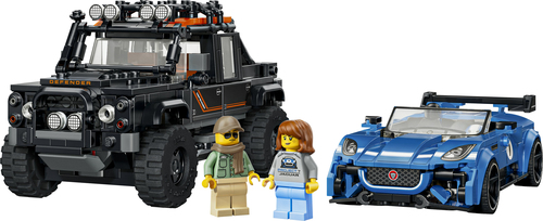 LEGO Speed Champions - Jaguar F-Type Project 7 & Land Rover Defender Classi - Afbeelding 2