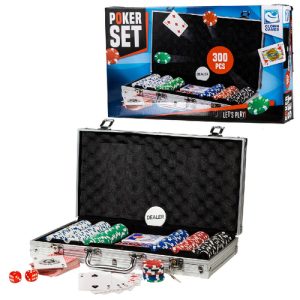 Clown Games Poker Set Alu koffer 302dlg.