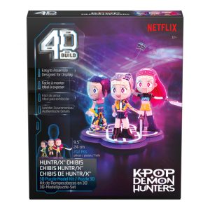 4D Build K-Pop Demon Hunters Huntrix Chibi Sset
