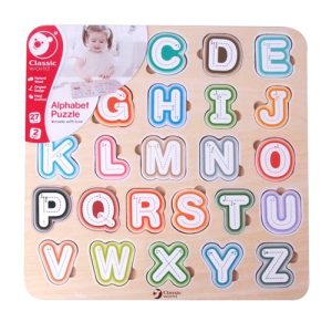 Classic World – Houten puzzel het alfabet