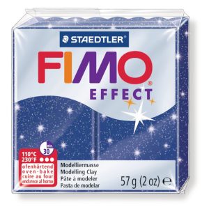 Fimo effect Modelleerklei – glitter blauw