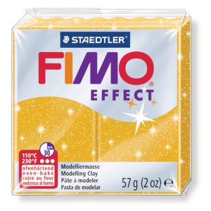 Fimo effect Modelleerklei – glitter goud
