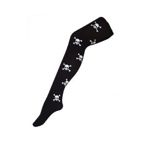 Panty met doodskoppen