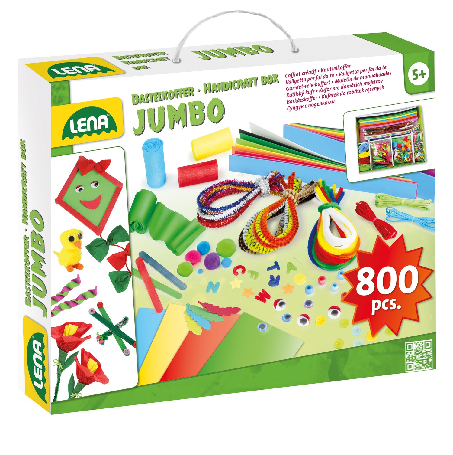 Lena - Jumbo knutselkoffer - 800 stuks