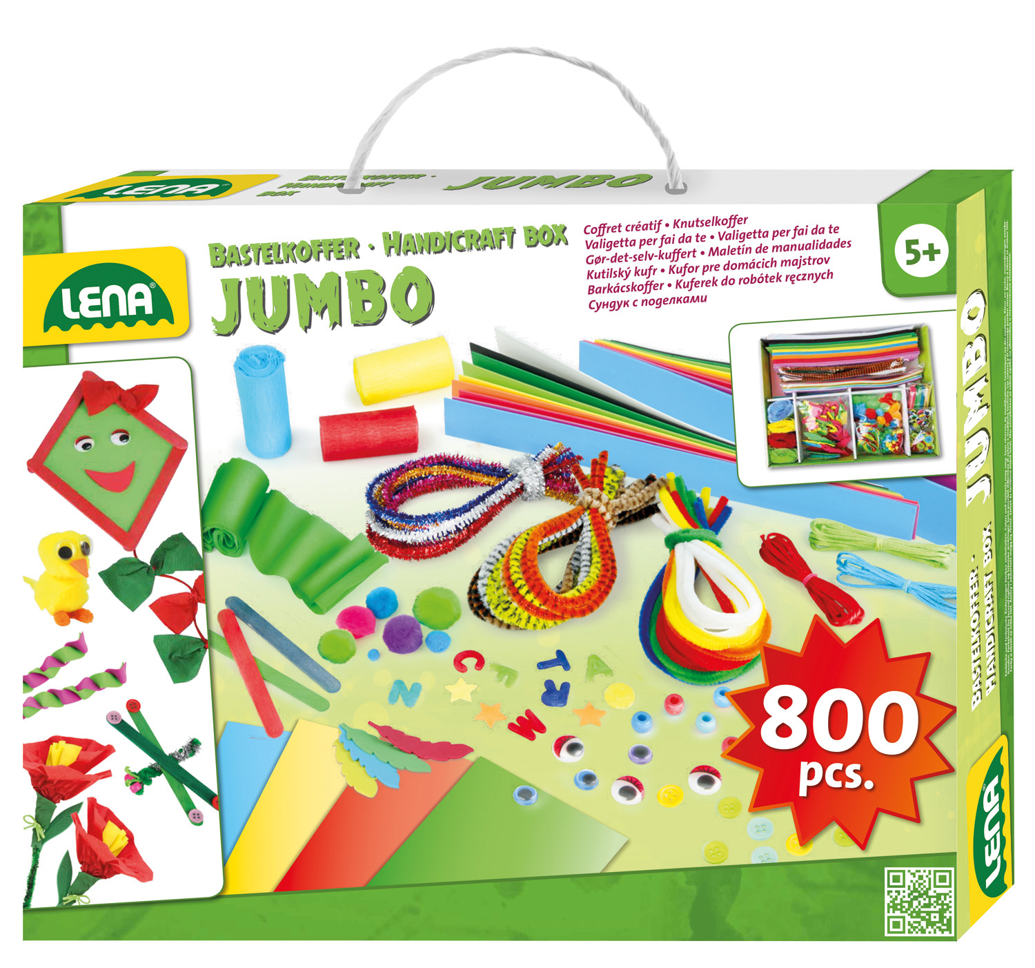 Lena - Jumbo knutselkoffer - 800 stuks - Afbeelding 3