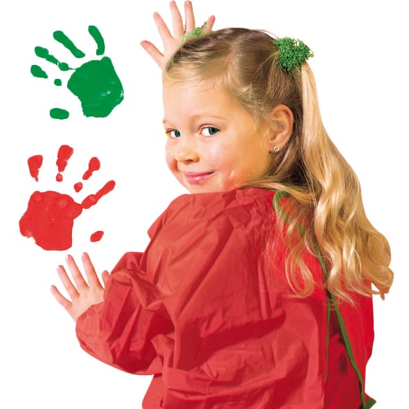 SES Creative - Vingerverf 4 kleuren x 145ml - Afbeelding 2