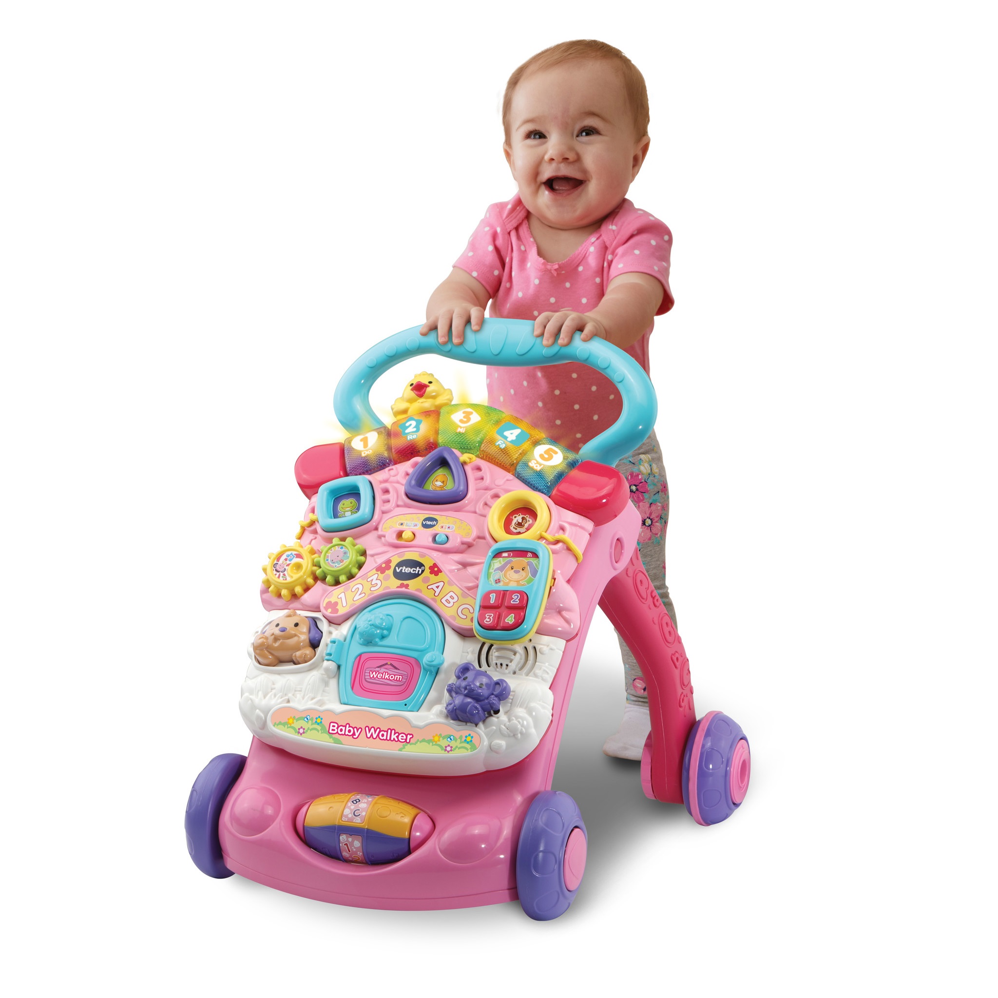 VTech - Baby Walker Roze