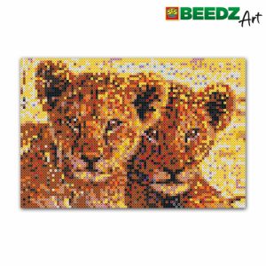 SES Creative – Beedz art – leeuwen welpen