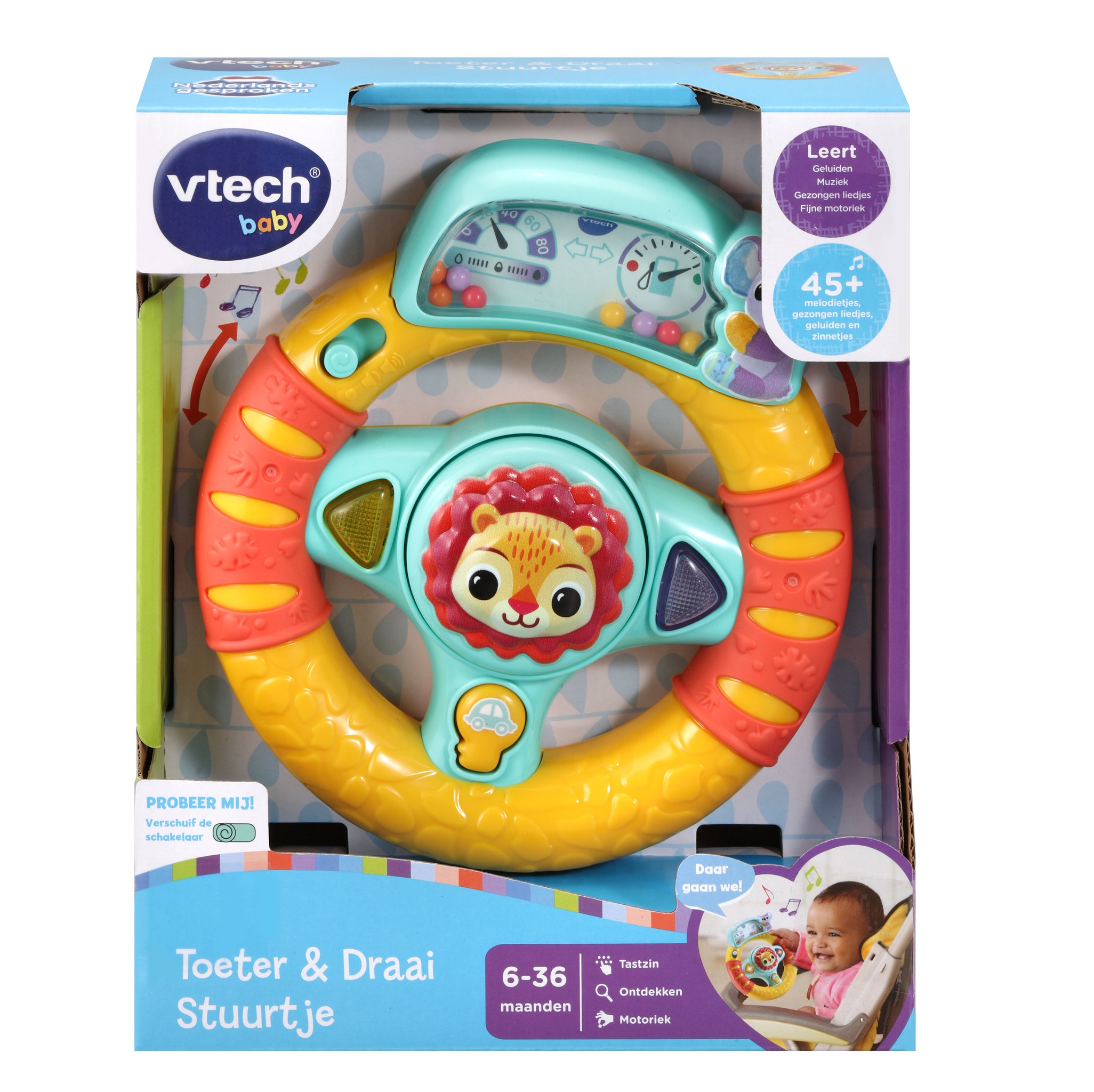 VTech - Toeter & Draai Stuurtje