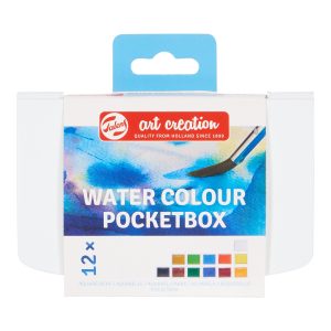 Talens Aquarelverf ArtCreation Pocketbox – 12 napjes + penseel en spons