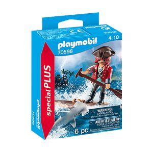 PM Special Plus – Piraat met vlot en hammerhaai 70598