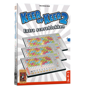 999 Games – Scoreblok Keer op Keer 2 – 3 stuks (Level 1)