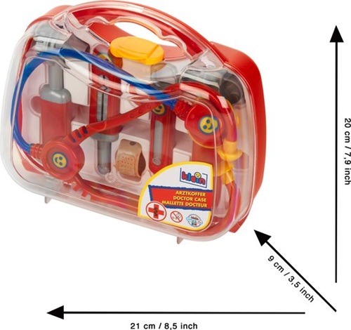 Dokterskoffer met accessoires (small) - transparant - Afbeelding 3